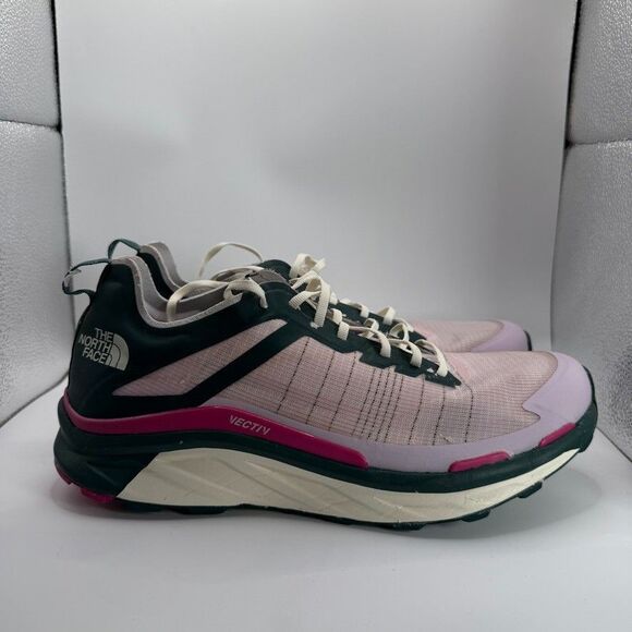 The North Face VECTIV Infinite Shoes Women Size 11 Pink Green Trail Running - Picture 1 of 12
